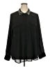 Torrid 100% Polyester Black Long Sleeve Blouse Size 3X Plus (3) - photo 1