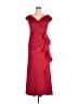 Xscape Solid Red Burgundy Cocktail Dress Size 16 - photo 1