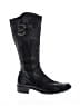 Paul Green 100% Leather Black Boots Size UK 7 1/2 / US 9 1/2 - photo 1