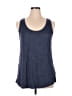 Maison Jules 100% Rayon Blue Tank Top Size XL - photo 1