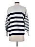 Madewell 100% Cotton Stripes Gray Silver Pullover Sweater Size XS - photo 2