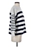 Madewell 100% Cotton Stripes Gray Silver Pullover Sweater Size XS - photo 4