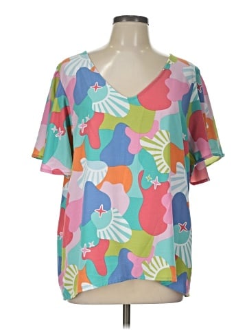 Michelle McDowell Short Sleeve Blouse (view 1)