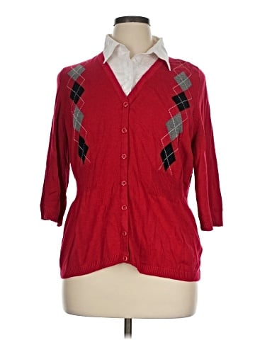 Kim Rogers 3/4 Sleeve Button-Down Shirt (view 1)