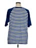 Torrid Stripes Blue Short Sleeve T-Shirt Size 1X (1) - photo 2