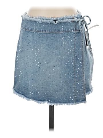 Celebrity Pink Denim Skirt (view 1)