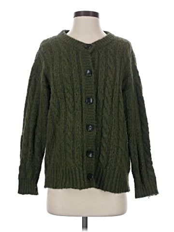 Madewell Pointelle Cable Cardigan Sweater (view 1)