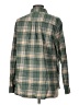 L.L.Bean Plaid Green Long Sleeve Button-Down Shirt Size L - photo 2