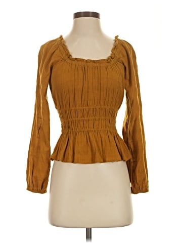 Madewell Sophia Top in Textured Plaid (view 1)