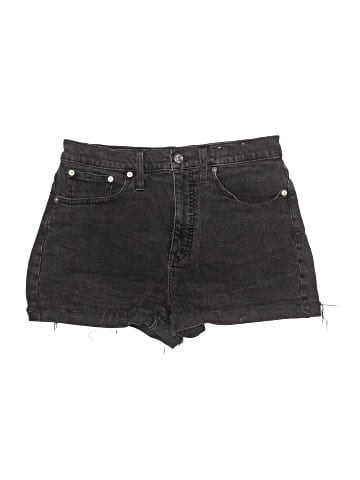 Madewell High-Rise Denim Shorts in Lunar Wash (view 1)