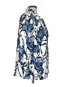 Chico's Print Blue 3/4 Sleeve Blouse Size Lg (2) - photo 4