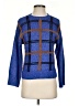 Nine West Plaid Blue Pullover Sweater Size S - photo 1
