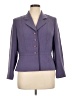 Kasper 100% Polyester Purple Cardigan Size 16 Petite - photo 1