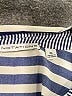Notations Stripes Blue Short Sleeve Blouse Size XL - photo 4