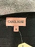 Carol Rose Stripes Black Pullover Sweater Size M - photo 7