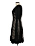 Connected Apparel Animal Print Black Cocktail Dress Size 10 - photo 5