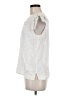 J. McLaughlin Ivory Short Sleeve Blouse Size M - photo 5