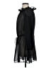 Topshop 100% Polyester Black Cocktail Dress Size 4 - 6 - photo 5