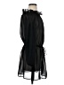 Topshop 100% Polyester Black Cocktail Dress Size 4 - 6 - photo 4