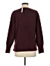 Ann Taylor LOFT Solid Burgundy Pullover Sweater Size M - photo 2