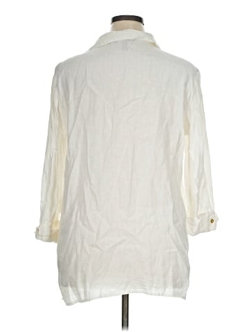 Ellen Tracy 3/4 Sleeve Button-Down Shirt (view 2)