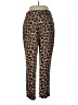 Zara Basic Animal Print Brown Casual Pants Size L - photo 2