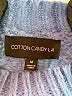 Cotton Candy LA 100% Polyester Color Block Blue Pullover Sweater Size M - photo 7