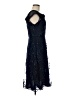 JS Collections 100% Polyester Solid Color Block Blue Cocktail Dress Size 8 - photo 4