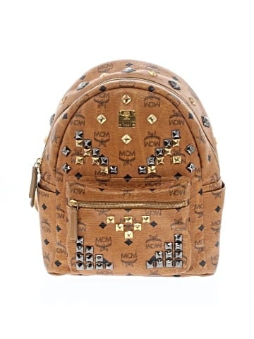 MCM Visetos Studded Small Stark M Backpack (view 1)
