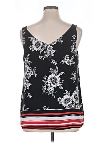 Roz & Ali Sleeveless Blouse (view 2)