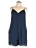 Naked Zebra 100% Polyester Solid Blue Romper Size L - photo 1