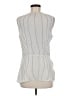 Theory 100% Silk Ivory Sleeveless Silk Top Size M - photo 2