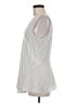 Theory 100% Silk Ivory Sleeveless Silk Top Size M - photo 5