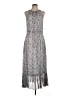 Hemisphere Paisley Gray Casual Dress Size L - photo 1