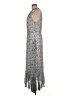 Hemisphere Paisley Gray Casual Dress Size L - photo 5