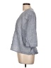 Sigrid Olsen 100% Linen Gray 3/4 Sleeve Button-Down Shirt Size L - photo 5
