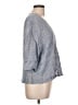 Sigrid Olsen 100% Linen Gray 3/4 Sleeve Button-Down Shirt Size L - photo 4