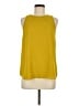 J.Crew 100% Polyester Yellow Sleeveless Top Size 6 (tall) - photo 1