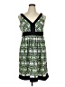 Trulli Print Green Casual Dress Size 14 - photo 1