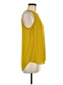 J.Crew 100% Polyester Yellow Sleeveless Top Size 6 (tall) - photo 4