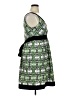 Trulli Print Green Casual Dress Size 14 - photo 4