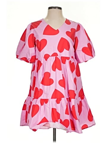 Peach Love Casual Dress (view 1)