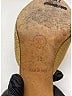 Chanel Gold Vintage Quilted Fabric Mules Size EU (IT) 39 / US 9 - photo 6