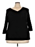 Roz & Ali Black Pullover Sweater Size 3X - photo 1