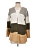 Pink Clover Color Block Brown Cardigan Size S - photo 1