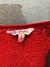 Candie's 100% Acrylic Red Pullover Sweater Size L - photo 7