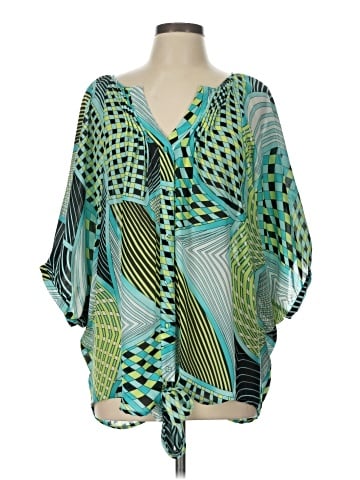 Ashley Stewart 3/4 Sleeve Blouse (view 1)