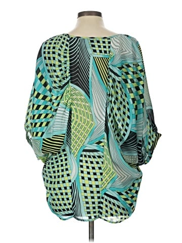 Ashley Stewart 3/4 Sleeve Blouse (view 2)