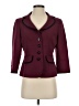 Nine West 100% Polyester Burgundy Blazer Size 4 - photo 1