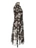 MSK 100% Polyester Print Gray Casual Dress Size 12 - photo 4